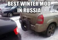 Venäläinen talvivaruste autoon