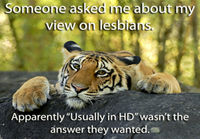 View on lesbians