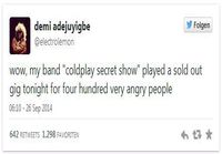 Coldplay secret show