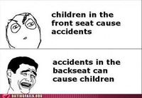 Accidents, seats and children