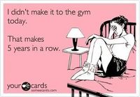 Didn´t make it to the gym