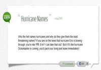 Hurricane names