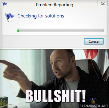 Checking for solutions.. - yeah right!