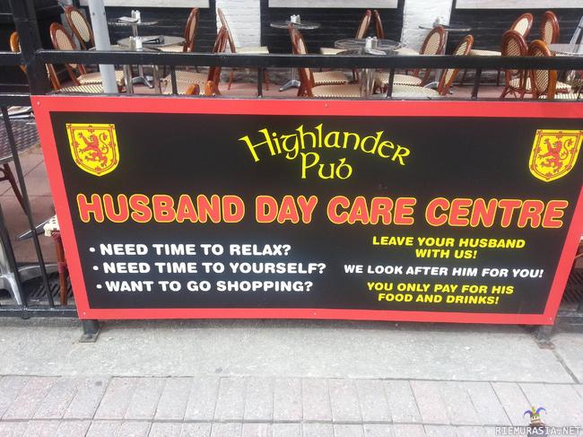 Husband day care centre