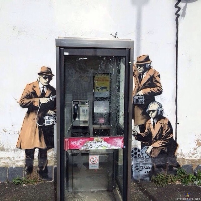 Banksy - Kantaaottavaa katutaidetta