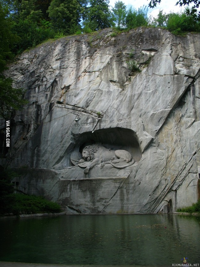 The Lion Monument - Lucerne, Switzerland