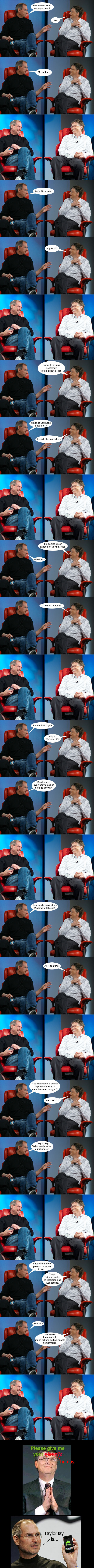 Bill Gates ja Steve Jobs