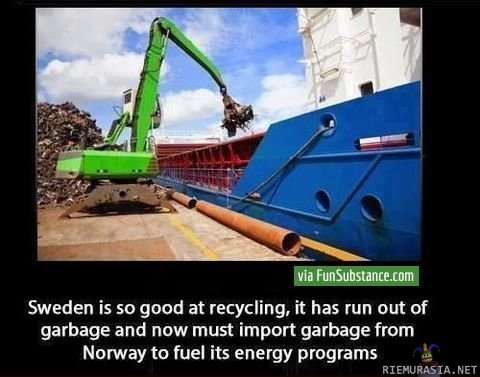 Kierrätys - Ruotsissa osataan