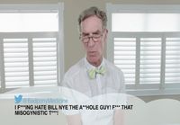 Bill Nye lukee vihaisia twiittejä