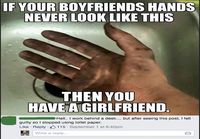 Jos poikaystäväsi kädet eivät koskaan näytä tältä
