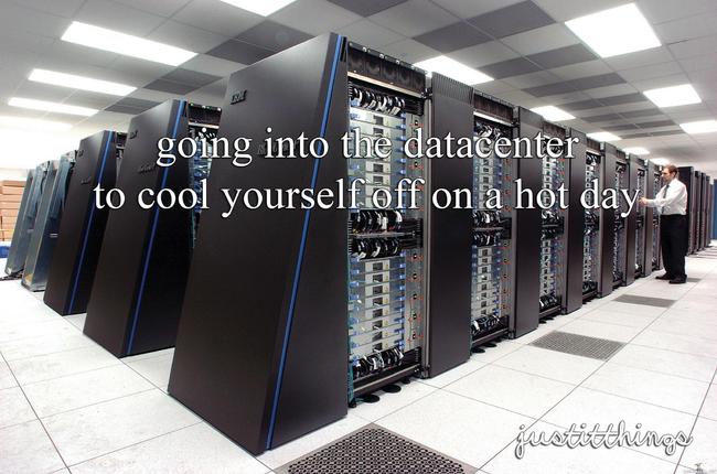 Just IT things - Serverihuoneeseen viilentymään kuumana päivänä