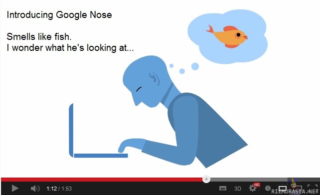 Introducing Google Nose - Haisee silliltä... http://youtu.be/9-P6jEMtixY