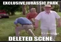 Poistettu kohtaus Jurassic Parkista