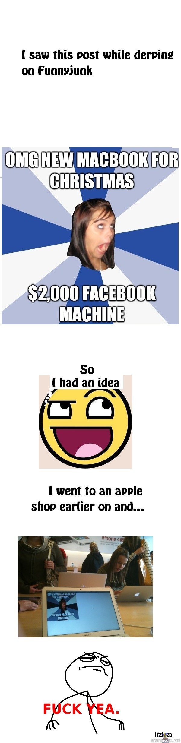 Facebook machine - Näin niille kaikille pitäisi tehdä.
