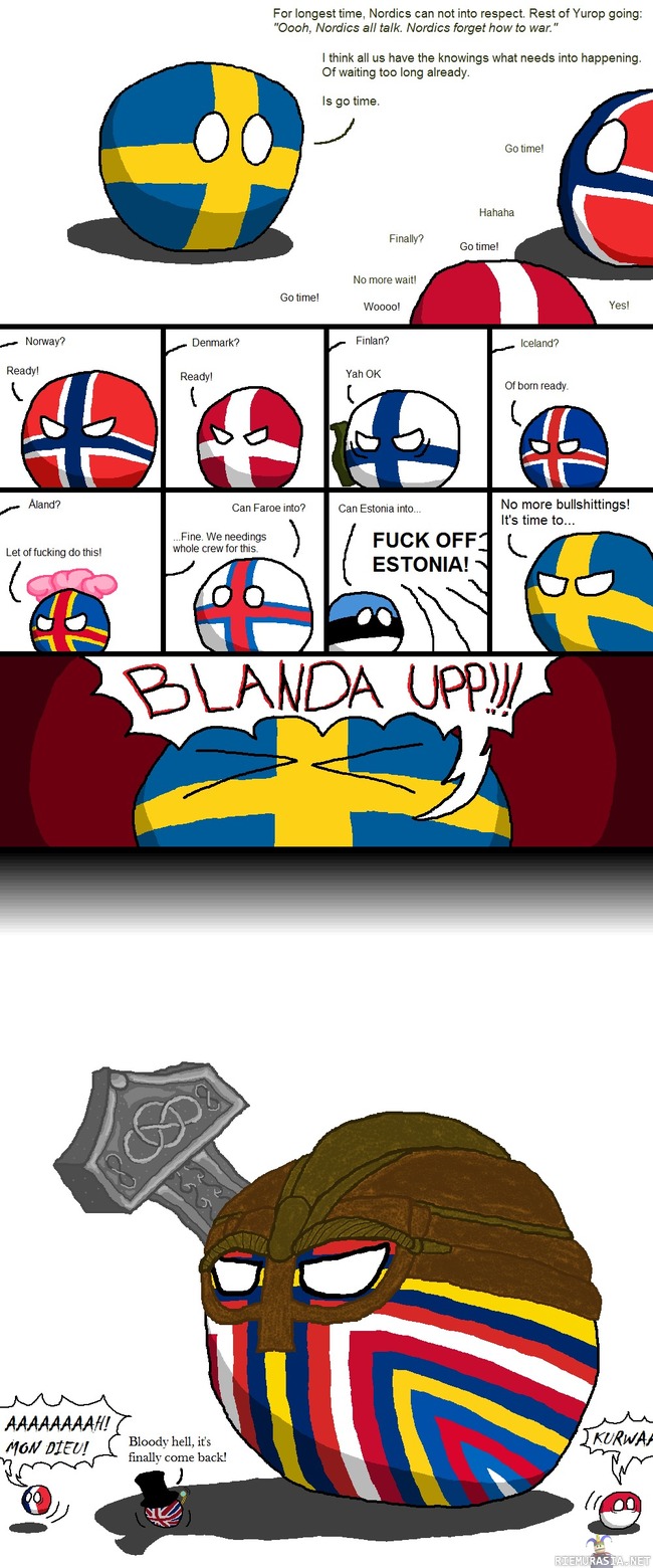 Pohjoismaat - Viikingit kurwaa !