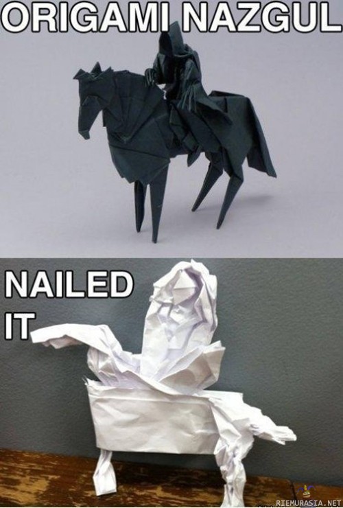 Origami Nazgûl - Close enough