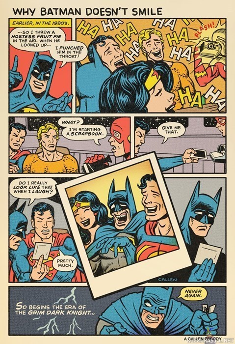 Why Batman doesn&#039;t smile - Vanhempien kuolemalla ei ollutkaan asian kanssa mitään tekemistä!