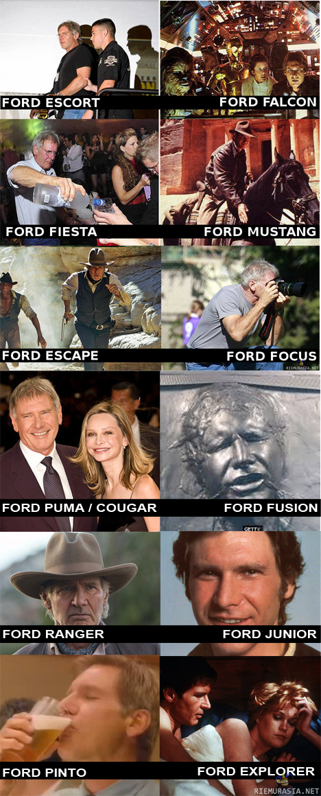 Harrison Ford - Vielä lisää Fordia.