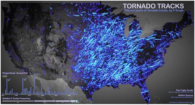 Tornadot Yhdysvalloissa