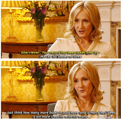 J.K Rowling & Fifty shades of gray