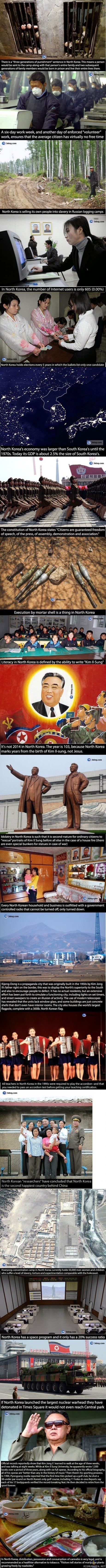 Pohjois-Korea - Iloinen valtio missä ihmisillä on kaikki hyvin.