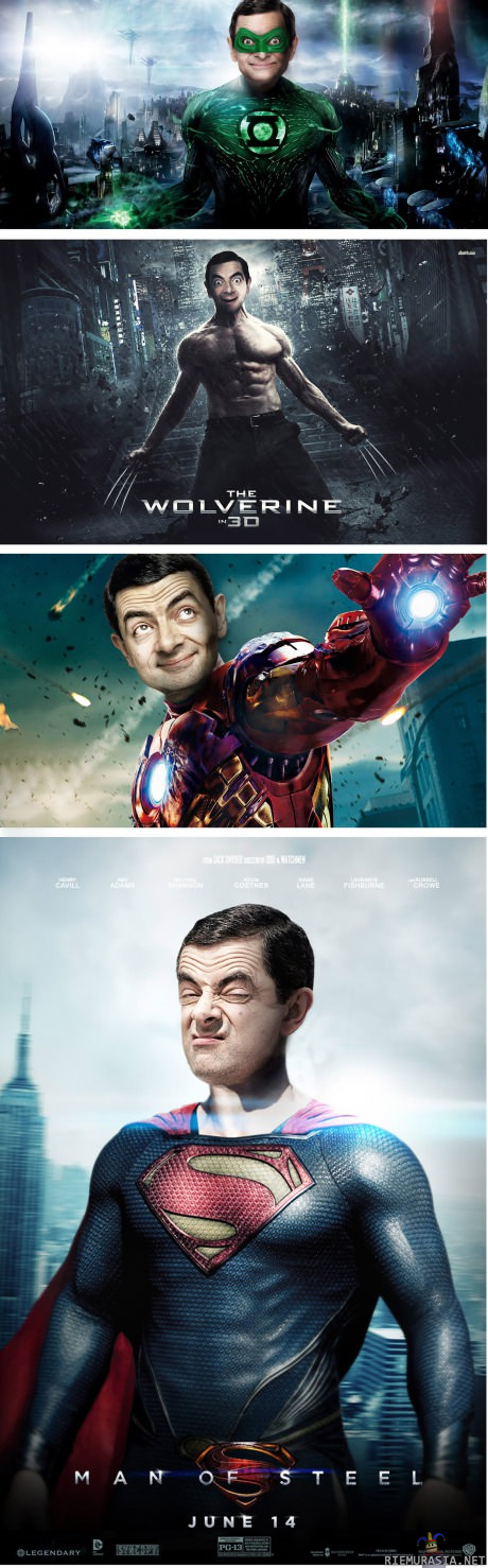 Mr. Bean supersankareina - Onko tämä nyt se Vituixmän?