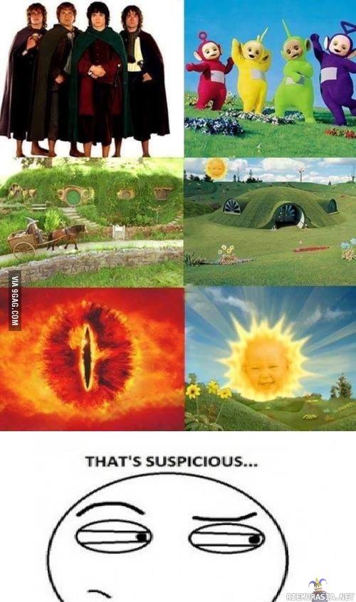 Hobbits and teletubbies