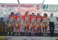 Kolumbian naisten pyöräilymaajoukkueen uusi asuste