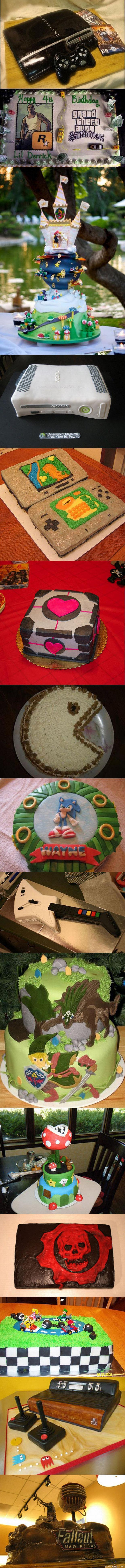 Gaming cakes