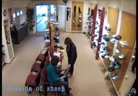 Kenkäkaupassa