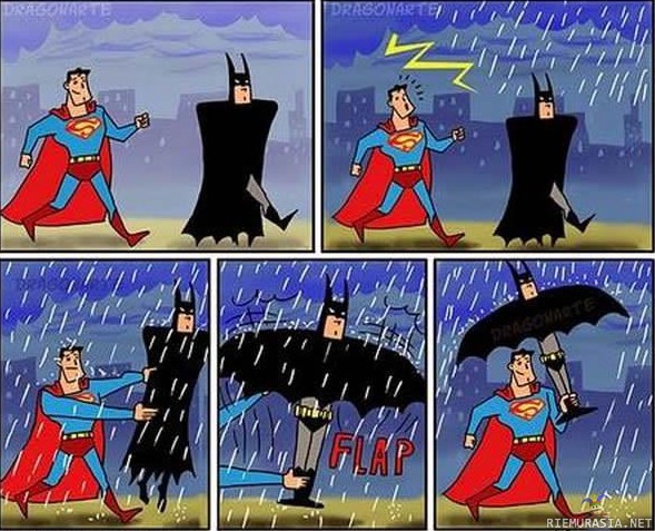 Batman sateenvarjo - heh heh ... :P