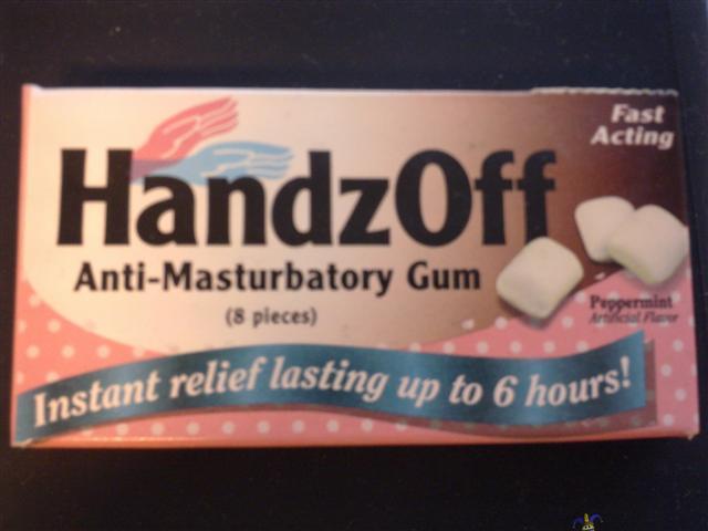 Anti Masturbatory Gum - Himoa hillitsevää purkkaa