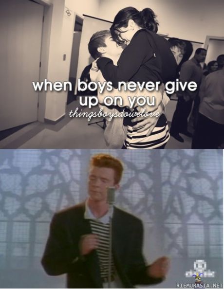 Never gonna give you up - Rick astley 