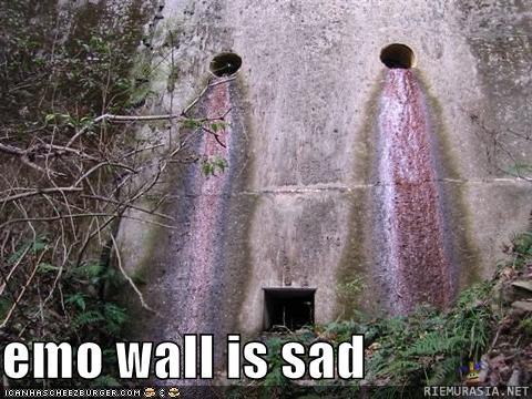 Emo wall - It is sad