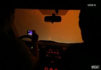 Russian Guys Drive Through Massive Fire 