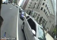 Biker Collides Head-On With Old Man