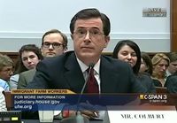 Stephen Colbert address congress in character