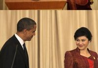 Obama ja thaimaan pääministeri