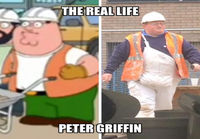 Peter Griffin oikeassa elämässä