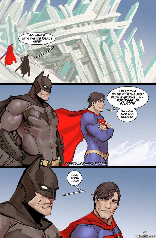 Supermania taas kiusitaan kivasti pikkusen - Bruce on kyllä reilu kaveri