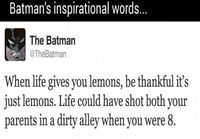 Batmanin inspiroiva twiitti