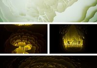Illuminated Cut Paper Light-boxes