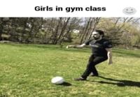 Tytöt liikuntatunneilla