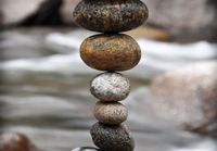 Rock balancing by Michael Grab