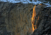 Yosemite firefall