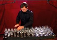 Toccata and fugue in D minor on glass harp