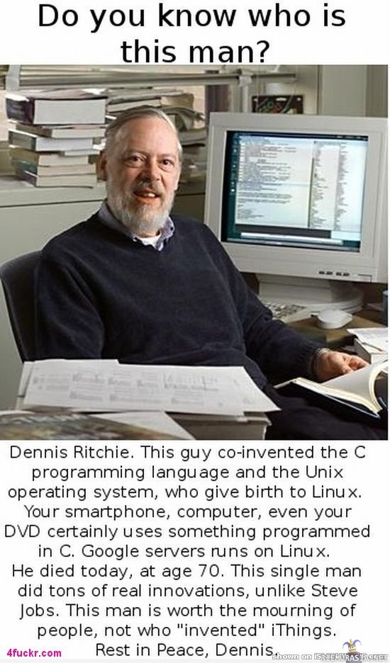 Tiedätkö kuka tämä on? - Dennis Ritchie