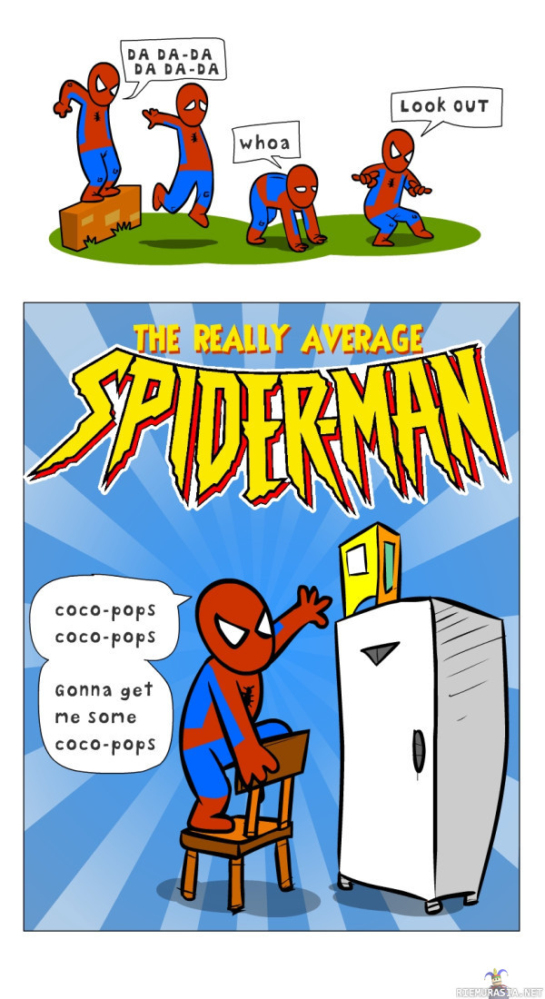 The Really Average Spider Man - Amazing Spiderman on jo niin nähty