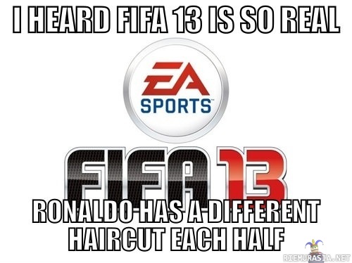 FIFA 13 - Niin realistinen.