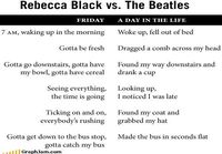 Rebecca Black & The Beatles